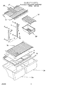 SHELF, LIT/OPTIONAL Diagram and Parts List for ET20NKXFW01  Whirlpool Refrigerator