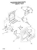 Part Location Diagram of 2311701T Whirlpool Front Cover Assembly (Includes