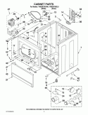 Part Location Diagram of W10362983 Whirlpool PANEL