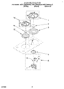 SECTION Diagram and Parts List for KGCT025AWH0  KitchenAid Cooktop