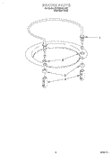 HEATER Diagram and Parts List for KUDI25CHBS0  KitchenAid Dishwasher