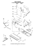 UNIT PARTS Diagram and Parts List for GB2FHDXWB04  Whirlpool Refrigerator