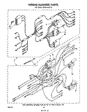 WIRING HARNESS , LIT/OPTIONAL Diagram and Parts List for MW8400XL0  Whirlpool Microwave