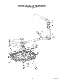 UPPER WASH AND RINSE Diagram and Parts List for KUDA22ST1  KitchenAid Dishwasher
