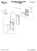 Part Location Diagram of W10132042 Whirlpool Tech Sheet, Slim