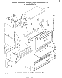 UPPER CHASSIS AND COMPONENT Diagram and Parts List for RM973BXPT0  Whirlpool Microwave Oven Combo