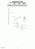 ACCESSORY PARTS Diagram and Parts List for KUDD03DTBL0  KitchenAid Dishwasher