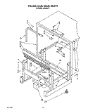 FRAME AND TANK Diagram and Parts List for KPDI620T1  KitchenAid Dishwasher