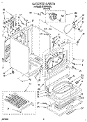 SECTION Diagram and Parts List for KEYW778BAL1  KitchenAid Dryer