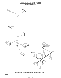 WIRING HARNESS Diagram and Parts List for DU4000XR1  Whirlpool Dishwasher