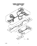 WIRING HARNESS Diagram and Parts List for KEDC205YBL2  KitchenAid Range
