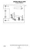 MISCELLANEOUS, LITERATURE AND OPTIONAL Diagram and Parts List for LA7680XKW2  Whirlpool Washer