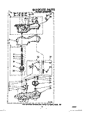 GEARCASE Diagram and Parts List for LC4500XKW0  Whirlpool Washer