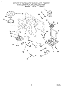 MAGNETRON AND AIR FLOW Diagram and Parts List for MH6151XHQ0  Whirlpool Microwave