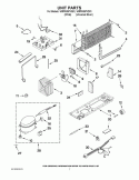 Part Location Diagram of W10358308 Whirlpool BAFFLE-AIR