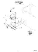 SECTION Diagram and Parts List for TCF1510GW06  Whirlpool Freezer