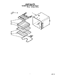 UNIT Diagram and Parts List for RB170PXYQ4  Whirlpool Wall Oven