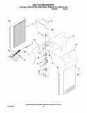 AIR FLOW PARTS Diagram and Parts List for GD5RVAXVQ04  Whirlpool Refrigerator