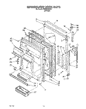 REFRIGERATOR DOOR Diagram and Parts List for ET20DKXZN00  Whirlpool Refrigerator