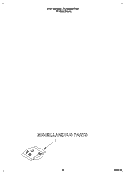 MISCELLANEOUS Diagram and Parts List for DU8950XB0  Whirlpool Dishwasher