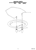 HEATER PARTS Diagram and Parts List for KUDE03FTBL1  KitchenAid Dishwasher
