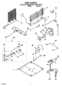 UNIT PARTS Diagram and Parts List for ET8WTMXKQ07  Whirlpool Refrigerator