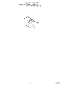 LATCH Diagram and Parts List for RBD307PDB1  Whirlpool Wall Oven