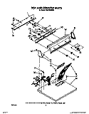 SECTION Diagram and Parts List for TEDL660WN0  Whirlpool Dryer