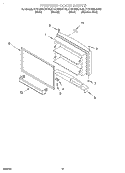 FREEZER DOOR, OPTIONAL Diagram and Parts List for KTRC22MJWH00  KitchenAid Refrigerator