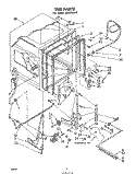 Part Location Diagram of 302909 Whirlpool List, Parts