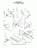 UNIT PARTS Diagram and Parts List for KFCS22EVBL2  KitchenAid Refrigerator