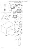 OPTIONAL Diagram and Parts List for ACM122XK0  Whirlpool Air Conditioner
