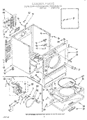 SECTION Diagram and Parts List for REX5636AL0  Roper Dryer