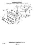 FREEZER DOOR Diagram and Parts List for ET20DKXVW07  Whirlpool Refrigerator