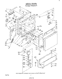 DOOR Diagram and Parts List for DP6881XLP1  Whirlpool Dishwasher
