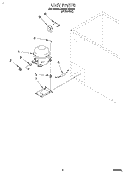 SECTION Diagram and Parts List for EH220FXDN00  Whirlpool Freezer