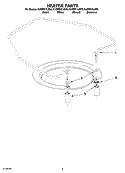 HEATER PARTS Diagram and Parts List for KUDP01ILBS0  KitchenAid Dishwasher