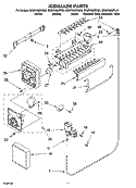 ICEMAKER PARTS Diagram and Parts List for GR2FHMXPT00  Whirlpool Refrigerator