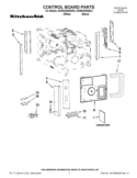 CONTROL BOARD PARTS Diagram and Parts List for KHMS2056SBL2  KitchenAid Microwave