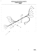 WIRING HARNESS Diagram and Parts List for RB120PXYB5  Whirlpool Wall Oven