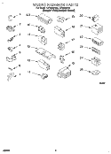 WIRING HARNESS Diagram and Parts List for LST9355DZ0  Whirlpool Washer