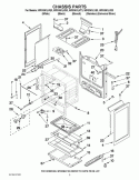 Part Location Diagram of W10416100 Whirlpool COVER-REAR
