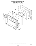 EASY CLEAN OVEN Diagram and Parts List for KEBI241SBL0  KitchenAid Wall Oven