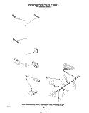 WIRING HARNESS Diagram and Parts List for DU5500XR0  Whirlpool Dishwasher