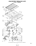 COMPARTMENT SEPARATOR Diagram and Parts List for ET18XKXRWR0  Whirlpool Refrigerator
