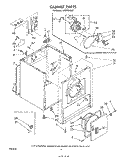 SECTION Diagram and Parts List for LE5790XSW1  Whirlpool Dryer