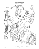 SECTION Diagram and Parts List for LE9380XTW0  Whirlpool Dryer