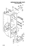 REFRIGERATOR LINER Diagram and Parts List for ED22DWXTN00  Whirlpool Refrigerator