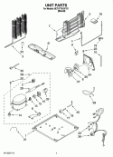 UNIT PARTS Diagram and Parts List for 8ET1FTKXKT07  Whirlpool Refrigerator