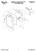 CONTROL PANEL Diagram and Parts List for MH7110XBQ0  Whirlpool Microwave